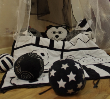 Black & White Sensory Corner